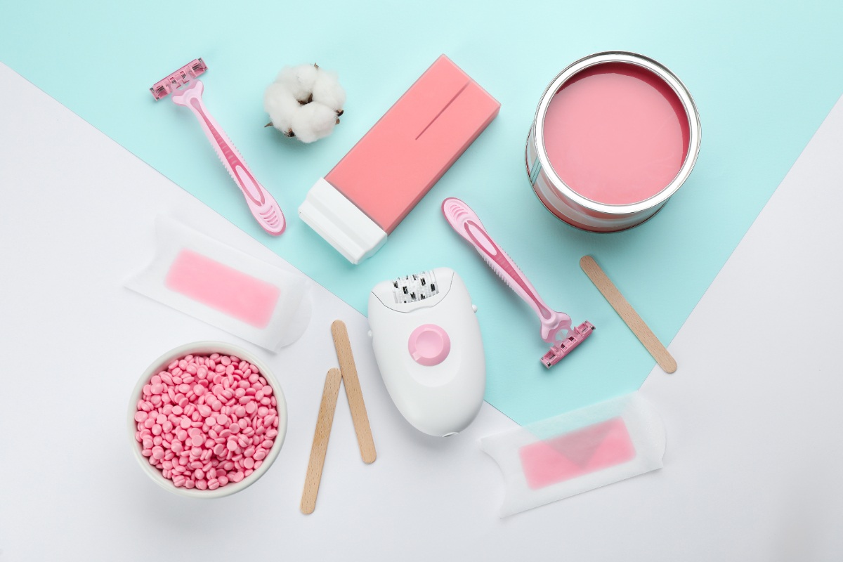 Des produtis et des outils d'épilation